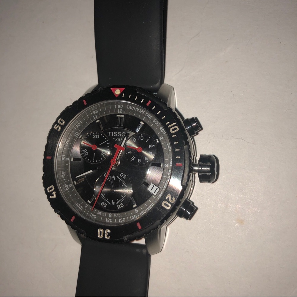 TISSOT PRS200 REF T067417A QUARTZ 10JA8000714 CHRONOGRAPH 42 MM Mens Watch Works